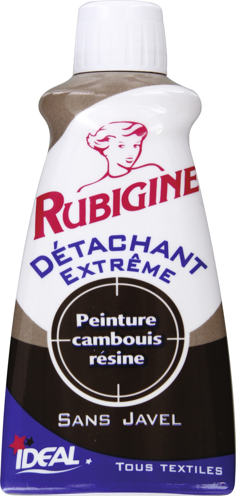 Détachant tâches organiques Rubigine - Flacon 100 ml - Peinture / Camboui / résine