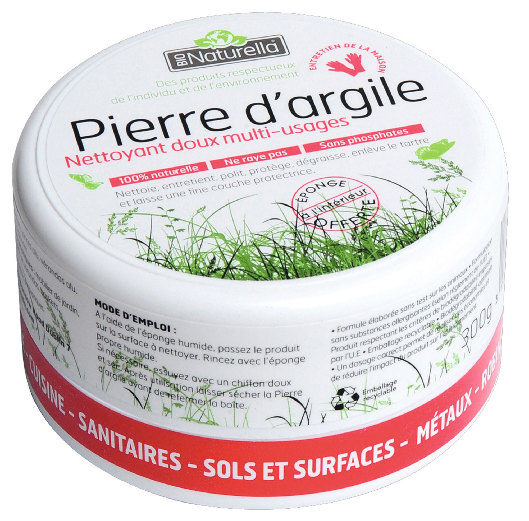Pierre d'argile Naturella - 300 g