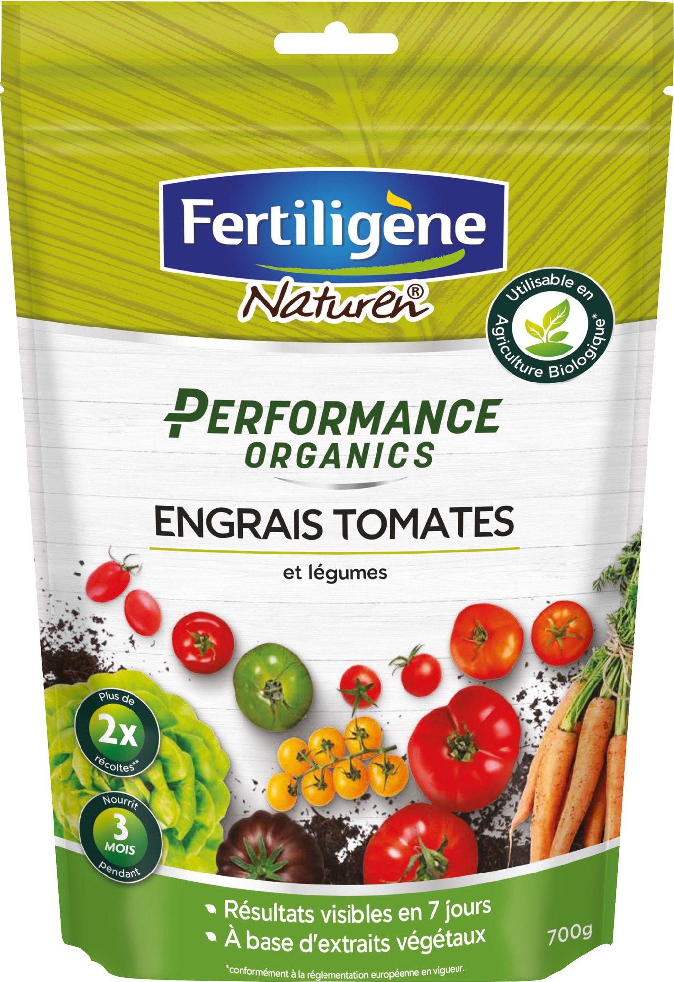 Engrais tomates et légumes Fertiligène - Sachet 700 g