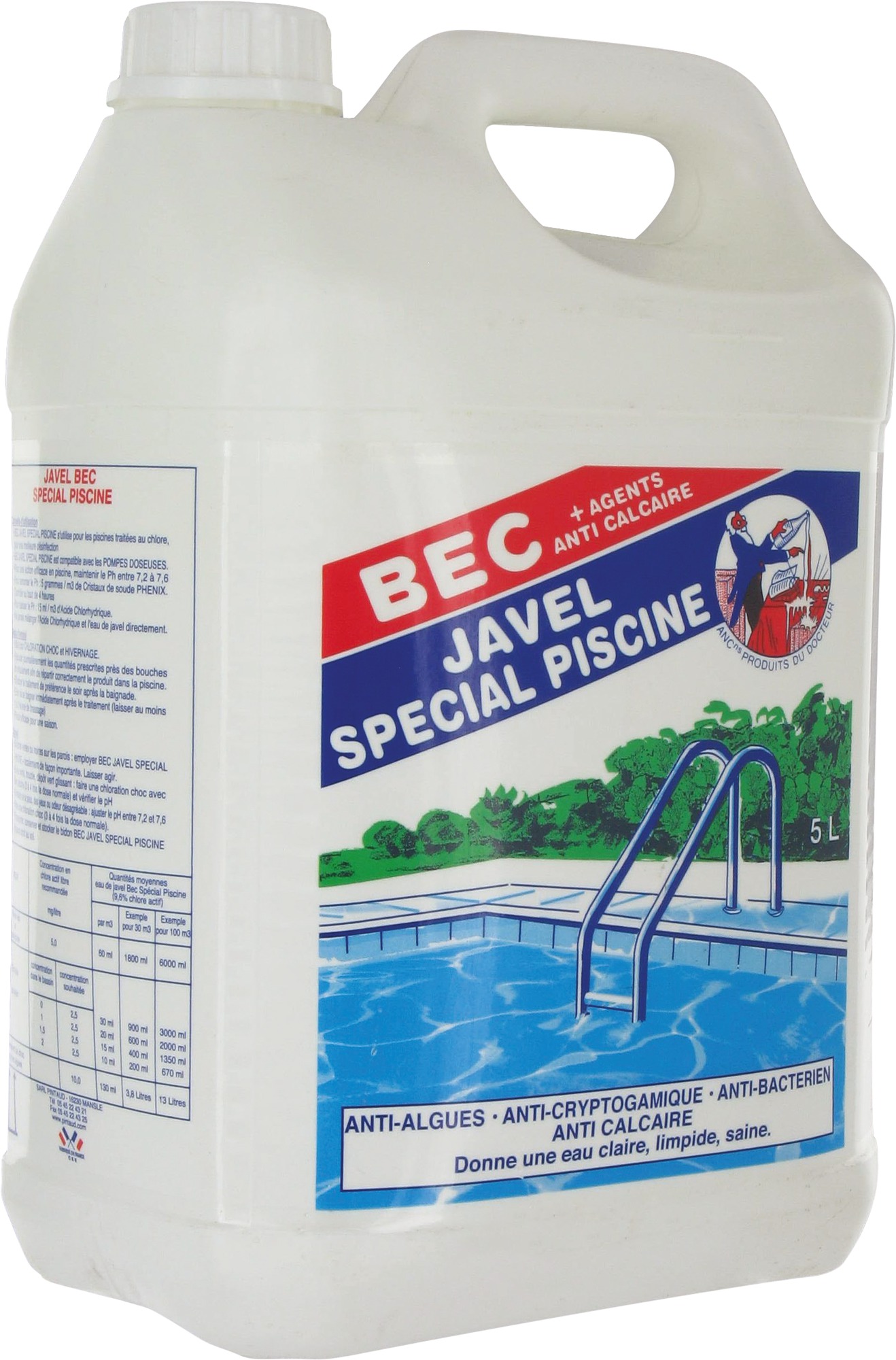 Javel spécial piscine Bec - 5 l