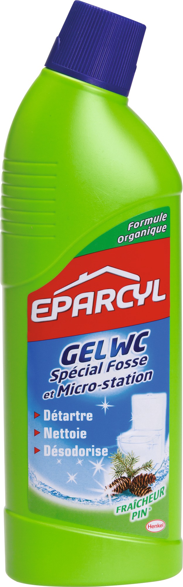 Détartrant WC Clarcyl Eparcyl - Fraicheur pin - Flacon 750 ml