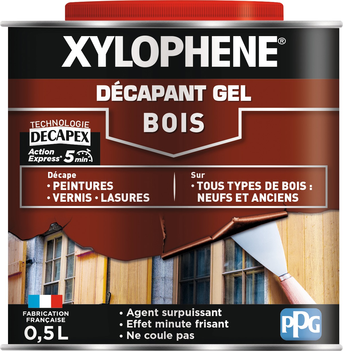 Décapant gel pour le bois Xylophène - 1L
