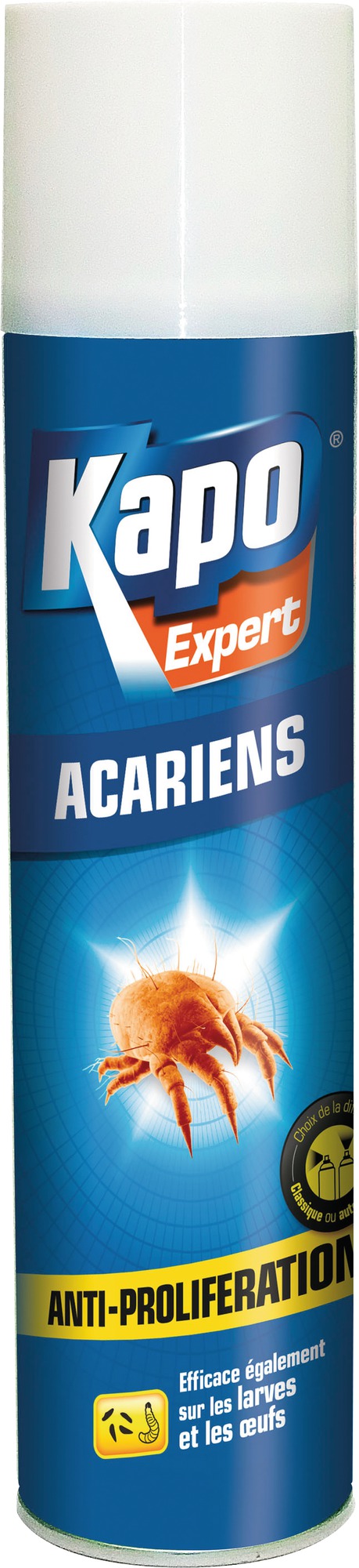 Aérosols anti-acariens - Kapo expert - 200 ml