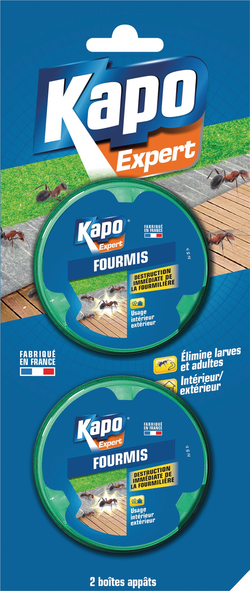 Boîte appât fourmis Kapo expert -  2 x 10 g