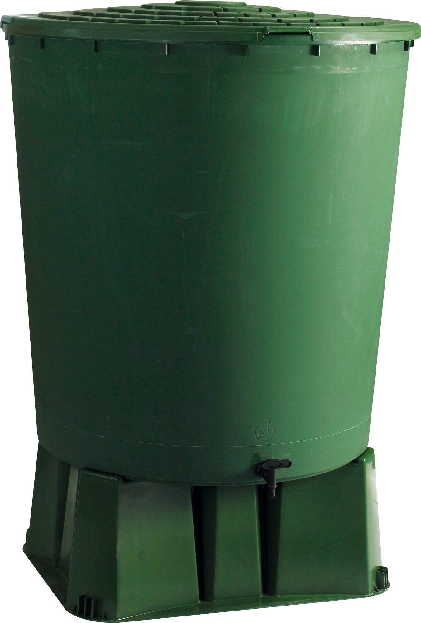 Récupérateur d'eau rond à poser - Vert