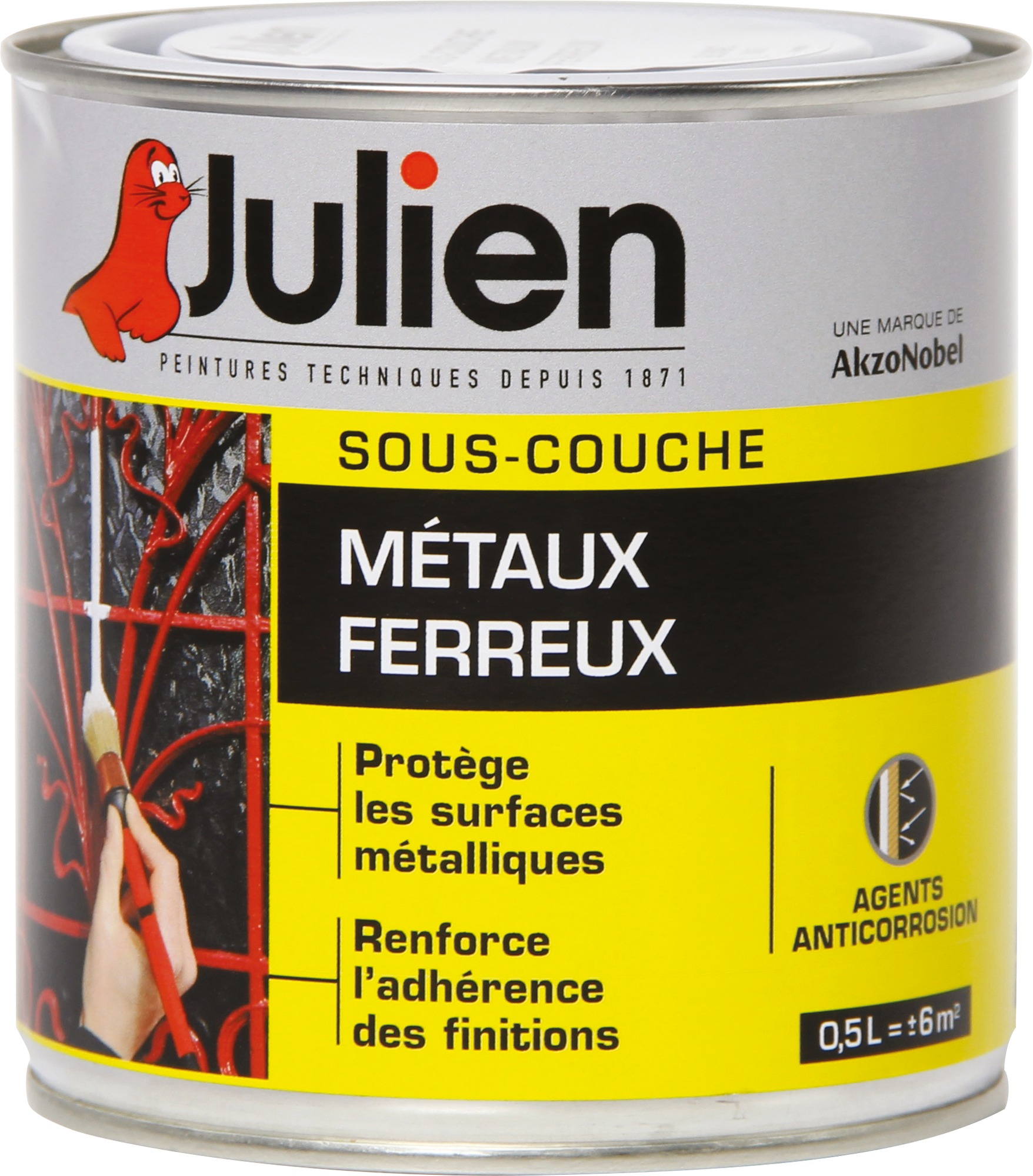Sous-couche Julien - Métaux ferreux J5 - 500 ml
