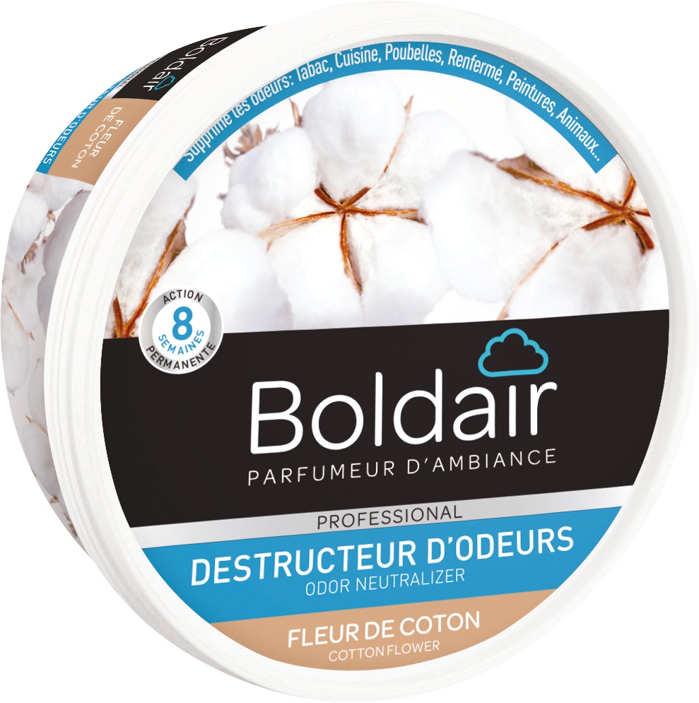 Destructeur d'odeur Boldair - Fleur de coton - 300 g