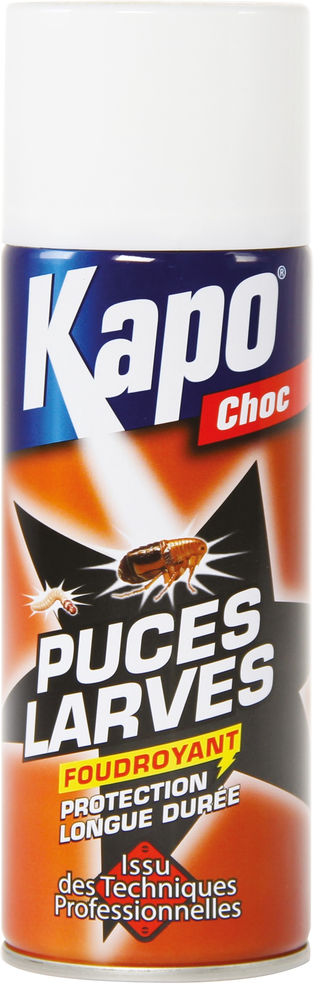 Puces et larves aérosol Kapo Choc - Aérosol 400 ml