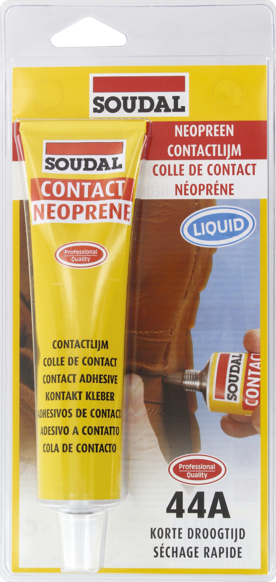 Colle néoprène liquide Soudal - 125 ml
