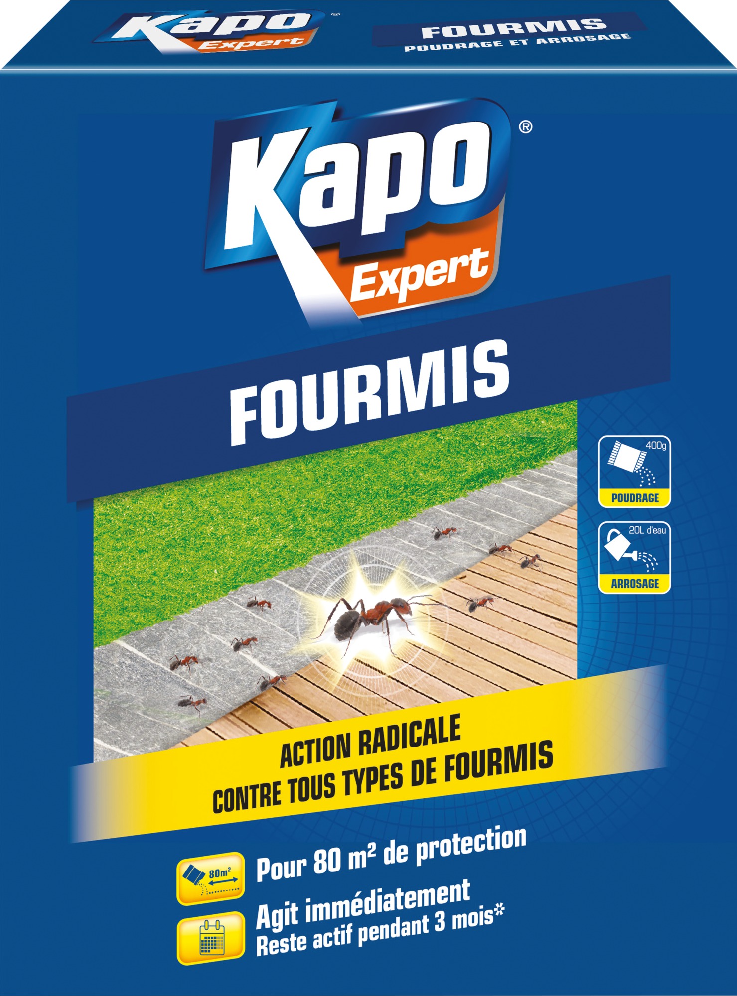 Anti fourmis action radicale granulés Kapo Expert - 400 g