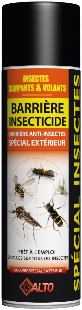 Barrière insecticide rampants et volants Spécial extérieur Alto - Aérosol 400 ml